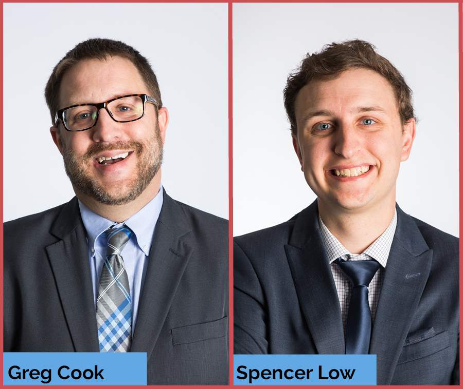 MVP attorneys Greg Cook & Spencer Low who will present on Wrongful Death Claims 