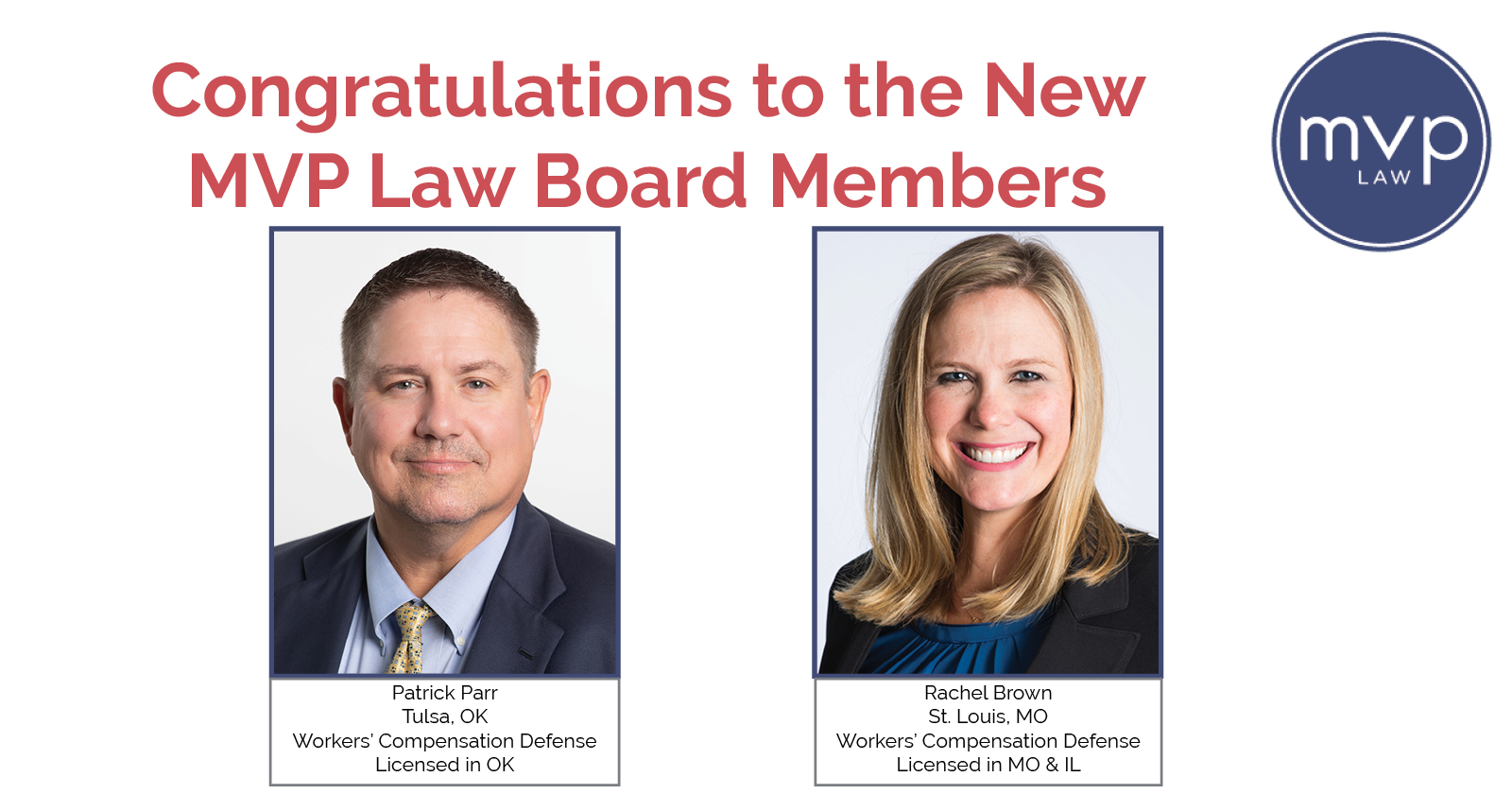 Mvp Law Elects 2 New Members To The Board Of Directors Mvp Law