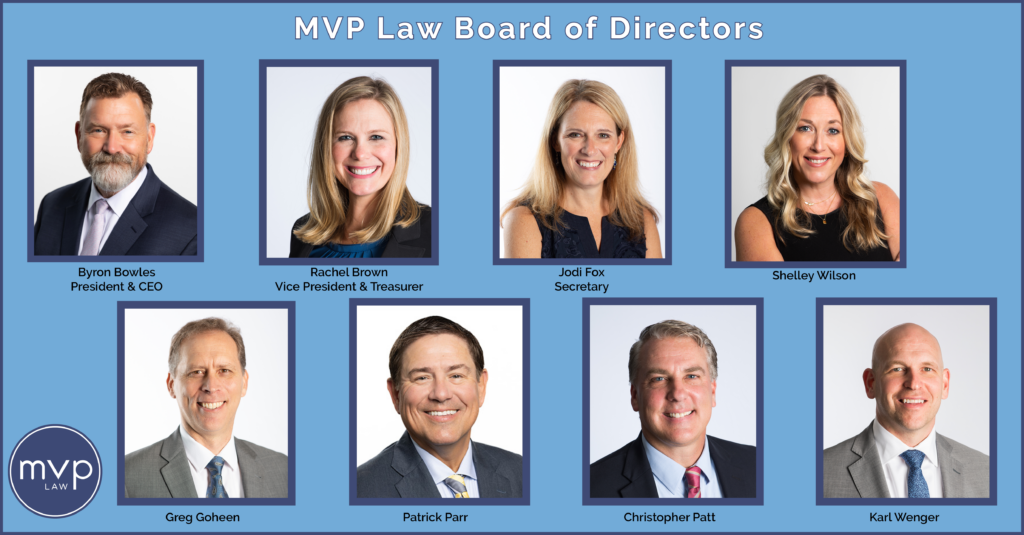 Mvp Elects Shelley Wilson And Greg Goheen To Board Of Directors Mvp Law