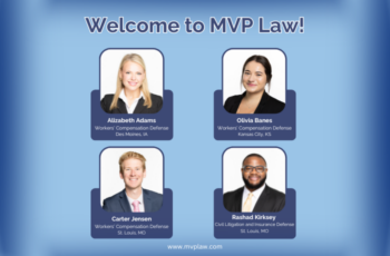 MVP Law Associates Lizzy Adams, Olivia Banes, Carter Jensen, Rashad Kirksey